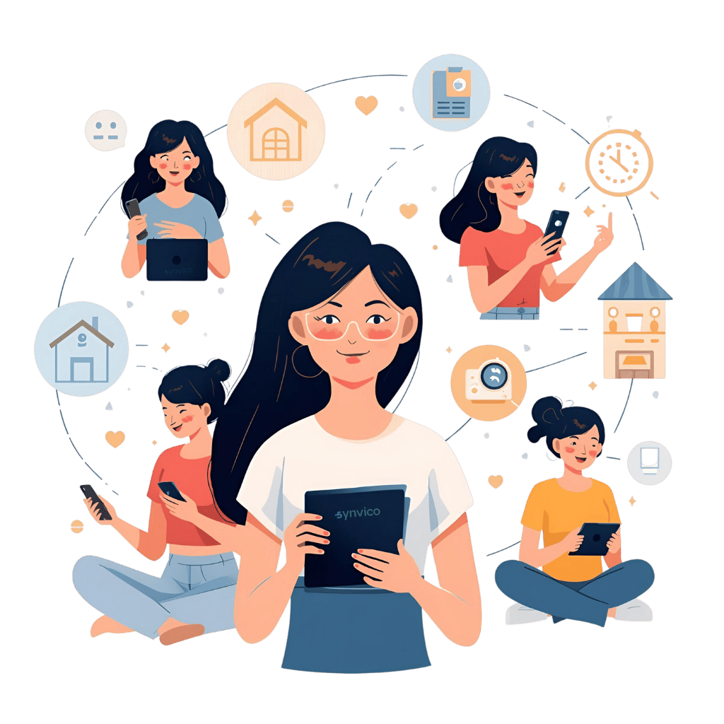 Synvico products services network infographic 2